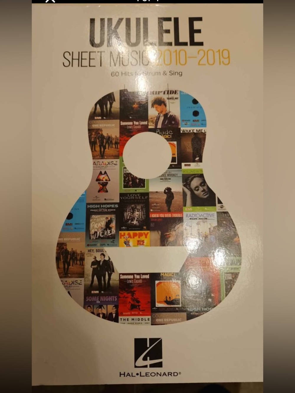 Ukulele Sheet Music 2010-2019 Songbook - Hal Leonard - Multicolor Cover